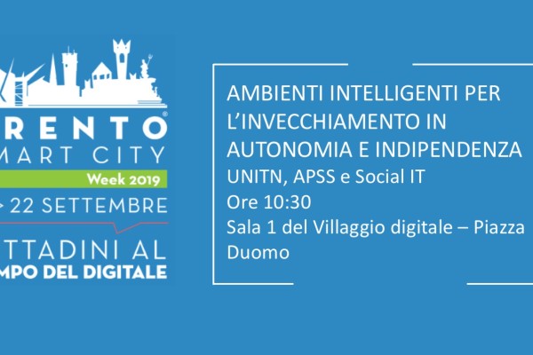 Trento smart city week 2019