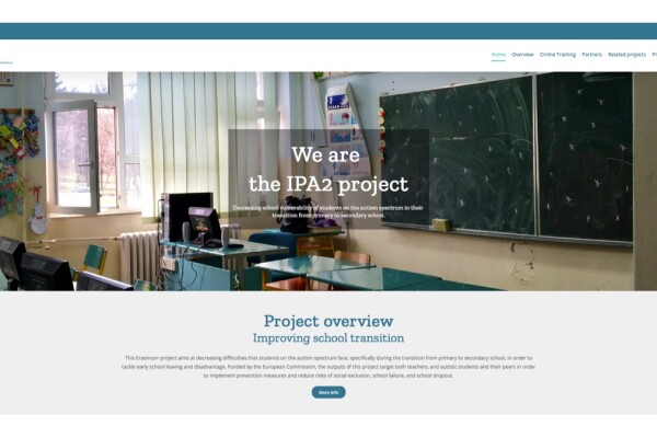 IPA2 Erasmus plus project website