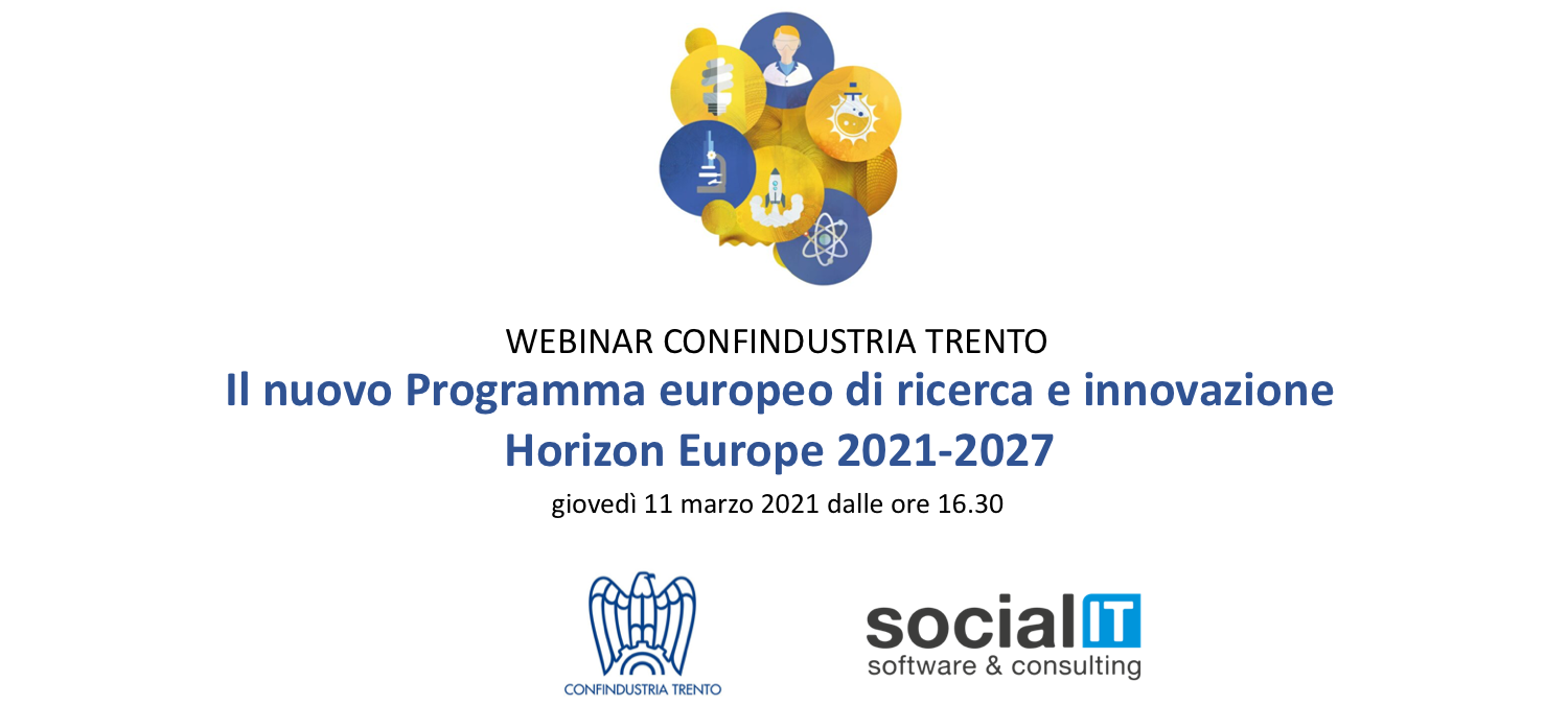 Webinar Confindustria Trento Horizon Europe