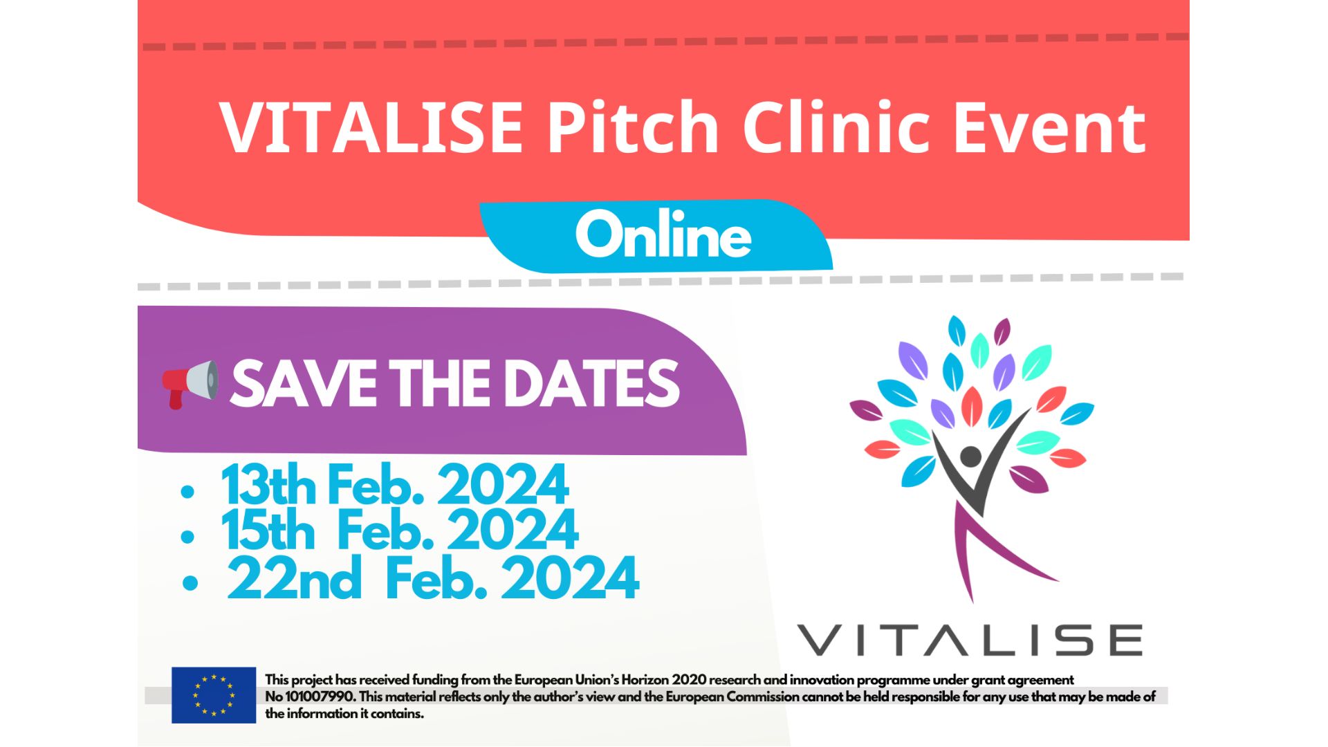 VITALISE pitch Clinic Event
